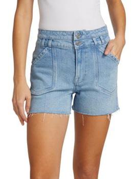 FRAME | DoubleButton Denim Shorts商品图片,4.9折