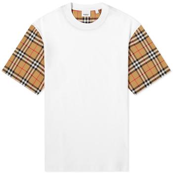 burberry短袖上海, Burberry | Burberry Checked Sleeve Tee商品图片 