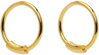 Maria Black | Gold Basic 8 Hoop Earrings商品图片,
