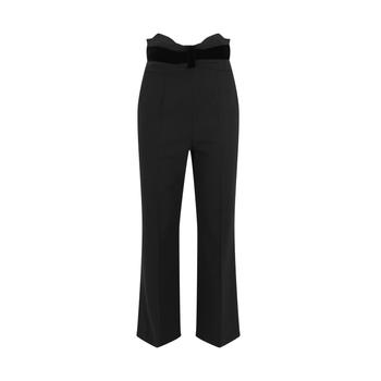 RED Valentino | Red Valentino BOW DETAILSTRETCH REPS TROUSERS商品图片,8折