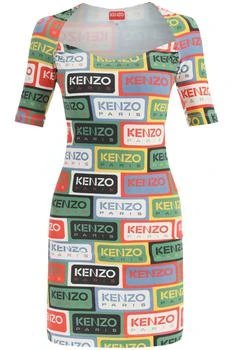推荐Kenzo 'kenzo labels' mini dress商品