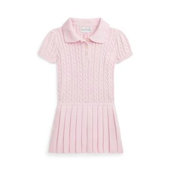 Ralph Lauren | Baby Girls Mini Cable Cotton Blend Polo Dress,商家Macy's,价格¥440