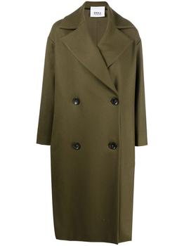 推荐ERIKA CAVALLINI - Wool Blend Long Double-breasted Coat商品