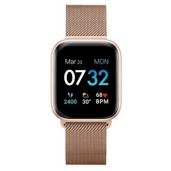 推荐Air 3 Unisex Heart Rate Rose Gold Mesh Strap Smart Watch商品