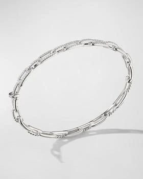 David Yurman | 4mm Stax Chain Link Bracelet in 18K White Gold,商家Neiman Marcus,价格¥36389