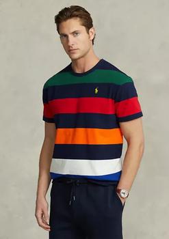 推荐Classic Fit Striped Jersey T-Shirt商品