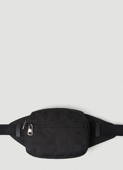 商品Alexander McQueen | Skull Embroidered Urban Belt Bag in Black,商家LN-CC,价格¥2760图片