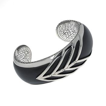 商品John Hardy | John Hardy Women's Leather and Sterling Silver Bracelet,商家Premium Outlets,价格¥4415图片