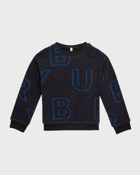 Burberry | Boy's Edgar Scattered Logo Sweatshirt, Size 3-14商品图片,