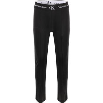 Calvin Klein | Branded waist stretchy leggings in black商品图片,4折×额外7.5折, 满$715减$50, $714以内享9.3折, 满减, 额外七五折