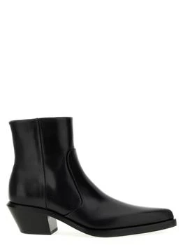 推荐Slim Texan Boots, Ankle Boots Black商品