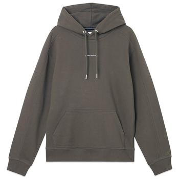 ck卫衣, Calvin Klein | Calvin Klein Micro Branding Hood - Black Olive商品图片 