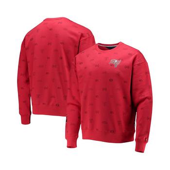 Tommy Hilfiger | Men's Red Tampa Bay Buccaneers Reid Graphic Pullover Sweatshirt商品图片,