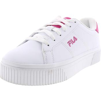 推荐Fila Women's Panache 19 Leather Low Top Court Platform Sneakers商品