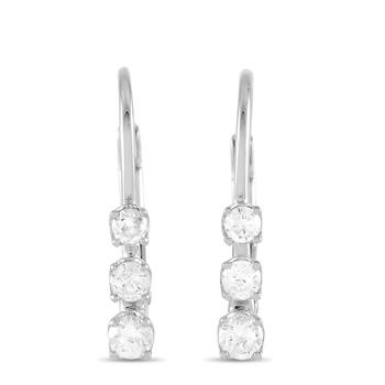 商品LB Exclusive | 14K White Gold 0.25ct Diamond Earrings,商家Jomashop,价格¥2818图片