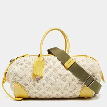 推荐Louis Vuitton Jaune Monogram Denim Limited Edition Speedy Round Bag商品
