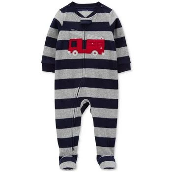 Carter's | Baby Boys One Piece Fleece Footie Long Sleeve Pajama 5折