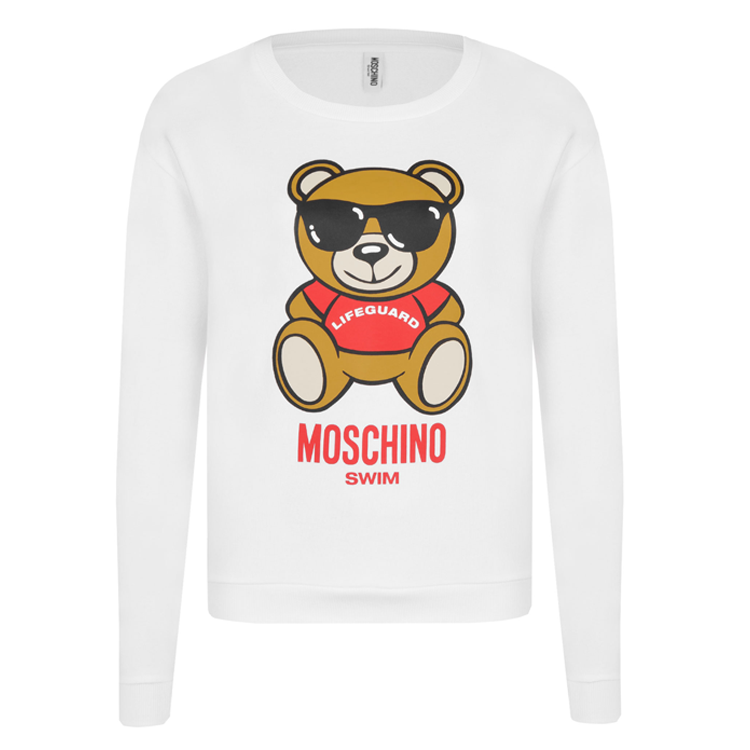 冬装莫斯奇诺卫衣, Moschino | MOSCHINO 莫斯奇诺 男士熊仔白色卫衣 17052305-1商品图片 独家减免邮费