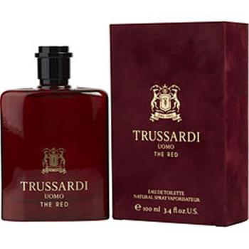 推荐Trussardi 291331 3.4 oz Eau De Toilette Spray Uomo The Red for Men商品
