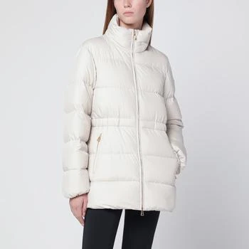 Moncler | White zip-up down jacket,商家The Double F,价格¥8234
