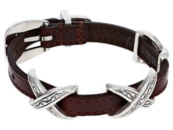 商品Brighton | Kriss Kross Etched Bandit Bracelet,商家Zappos,价格¥373图片