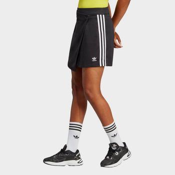 推荐Women's adidas Originals Adicolor Classics 3-Stripes Short Wrapping Skirt商品