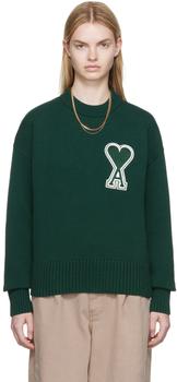 商品SSENSE Exclusive Green Cotton Sweater图片