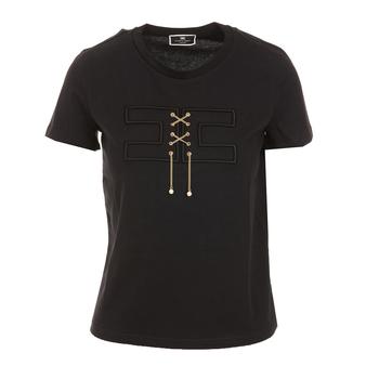 商品ELISABETTA FRANCHI | Elisabetta Franchi T-shirts and Polos Black,商家Baltini,价格¥981图片
