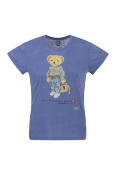 推荐POLO RALPH LAUREN Polo Bear T-shirt in linen jersey商品