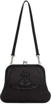Vivienne Westwood | Black Vivienne's Clutch Bag,商家SSENSE,价格¥2422