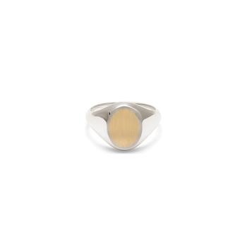 商品MAOR | Maor Meek Ring Oval Top In Silver And Yellow Gold,商家NOBLEMARS,价格¥5211图片