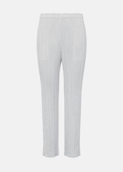 推荐Pleats Please Issey Miyake Light Grey Basics Pleated Pants商品