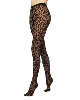 Wolford | Matte Leopard Print Tights,商家Bloomingdale's,价格¥412