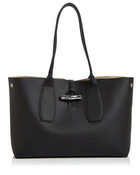 longchamp roseau, Longchamp | Roseau Medium Leather Tote商品图片 