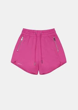 推荐TEAM WANG Pink Zip-up Jersey Casual Shorts (Pre-Order)商品