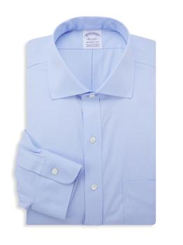 商品Regent-Fit Checked Supima Cotton Dress Shirt,商家Saks OFF 5TH,价格¥220图片