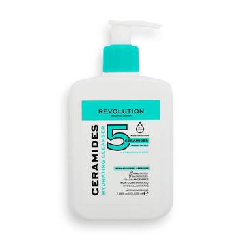 洗面奶女图片, Revolution | Revolution Skincare Ceramides Hydrating Cleanser 236ml商品图片 额外7.5折, 满$1享8折, 满折, 额外七五折