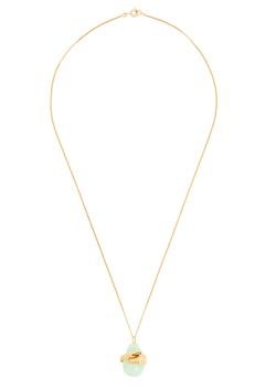 商品Completedworks | Jade resin and 18kt gold vermeil necklace,商家Harvey Nichols,价格¥1722图片