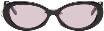 推荐SSENSE Exclusive Black Drew Sunglasses商品