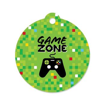 商品Big Dot of Happiness | Game Zone - Pixel Video Game Party or Birthday Party Favor Gift Tags Set of 20,商家Macy's,价格¥75图片