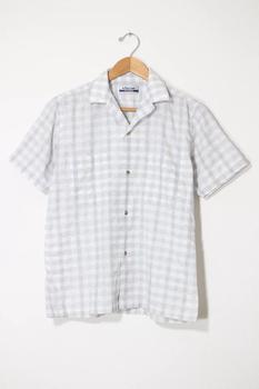 男装Urban Outfitters, Urban Outfitters | Vintage Lightweight Textured Camp Collar Pattern Shirt商品图片 额外9.5折, 额外九五折