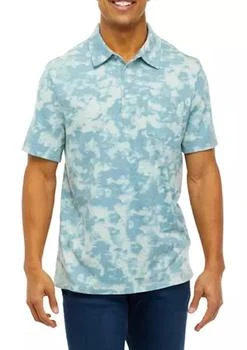 American Rag | Short Sleeve Tie Dye Polo Shirt,商家Belk,价格¥52