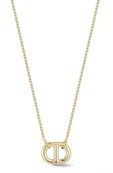 Ember Fine Jewelry | 14K Yellow Gold Mariner Link Pendant Necklace,商家Nordstrom Rack,价格¥2644