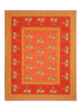 LISA CORTI | Tea Flower Redorange Tablecloth,商家LUISAVIAROMA,价格¥1831