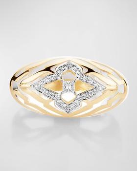 商品Farah Khan Atelier | 18K Yellow Gold Pure Clear Kashmir Vivacious Ring, Size 7,商家Neiman Marcus,价格¥16630图片