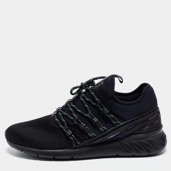 更多路易威登男鞋, [二手商品] Louis Vuitton | Louis Vuitton Black Fabric And Mesh Fastlane Sneakers  Size 41.5商品图片 7.1折
