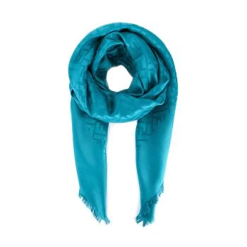 Fendi | FENDI 女士蓝色围巾 FXT924-MEA-F0KE5 满$1享9.5折, 包邮包税, 满折