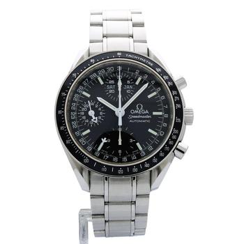 欧米茄男表多少钱, [二手商品] Omega | Pre-owned Omega Speedmaster Chronograph Automatic Black Dial Mens Watch 3520.5商品图片 