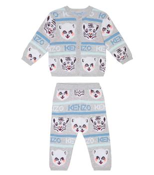 商品Kenzo | Baby cotton cardigan and pants set,商家MyTheresa,价格¥923图片