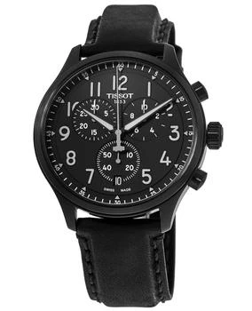 Tissot | Tissot Chrono XL Vintage Black Dial Leather Strap Men's Watch T116.617.36.052.00 7.2折, 独家减免邮费